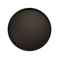 Metal Tray Round Candle Tray Black Ø20cm H2.5cm 2pcs | Floristik24.ie