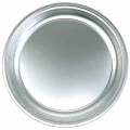 Floristik24 Metal plate basic silver shiny Ø45.5cm H4cm