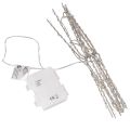 Decorative Polar Star LED light, warm white, with timer, outdoor, 29cm | Floristik24.ie