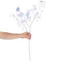 Artificial flowering branch with iridescent blossoms, 80cm | Floristik24.ie