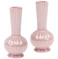 Floristik24 Mini vase mother of pearl pink Ø5cm H10cm 6pcs
