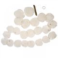 Shell Garland Mother of Pearl Shell Garland Capiz 195cm | Floristik24.ie