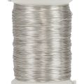 Floristik24 Florist wire myrtle wire decorative wire silver 0.30mm 100g 3pcs