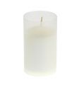 Floristik24 Refill candle for grave light white H10cm 12pcs