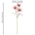 Artificial flower pincushion protea flowering branch 65cm 3pcs | Floristik24.ie