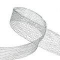 Floristik24 Net tape silver wire reinforced 40mm 15m