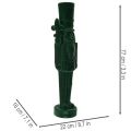 Nutcracker figure, standing, Christmas decoration, flocked, 77cm | Floristik24.ie