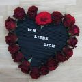 Floristik24 Plug-in material heart floral foam black 33cm 2pcs wedding decoration