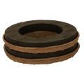 Floral foam ring with base