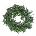 Floristik24 Olive wreath artificial green Ø28cm decoration mediterranean