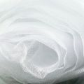 Floristik24 Decorative fabric organza white 150cm x 300cm