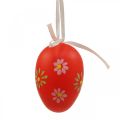 Floristik24 Easter eggs to hang up with flowers Easter decoration 6cm 12pcs