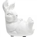 Floristik24 Easter bunny vintage look rabbit lying white ceramic 12.5×8×14cm