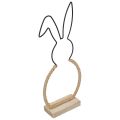 Floristik24 Easter bunny table decoration Easter wire boho decoration bunny 32cm