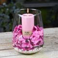Floristik24 PURE pillar candle 130/70 Pink decorative candle sustainable natural wax