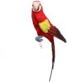 Floristik24 Deco parrot red 44cm