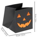 Paper bag pumpkin face planter Halloween decoration 10cm 6pcs | Floristik24.ie