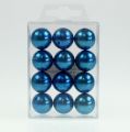 Floristik24 Deco beads Ø2cm blue 12p