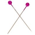 Pearl-headed floristry pins, pink, Ø4mm, 40mm, 150 pieces | Floristik24.ie