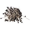Floristik24 Black pearl-headed floristry pins, Ø4mm, 40mm, 150 pieces