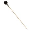 Black pearl-headed floristry pins, Ø4mm, 40mm, 150 pieces | Floristik24.ie