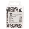Black pearl-headed floristry pins, Ø4mm, 40mm, 150 pieces | Floristik24.ie