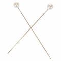 Pearl head pins Ø6mm 65mm White | Floristik24.ie