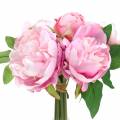 Floristik24 Artificial bouquet with peonies pink Ø27cm 1pc