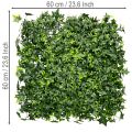 Artificial ivy mat 60x60 cm green for wall decoration | Floristik24.ie