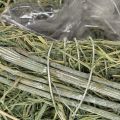 Decorative heart made of natural grass with foil insert, 14cm, 2 pieces | Floristik24.ie