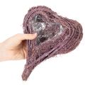 Plant heart with foil decoration for planting 24cm | Floristik24.ie