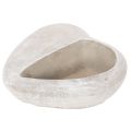 Heart-shaped planter, cast stone, decorative planter, 17cm | Floristik24.ie