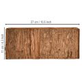 Wooden planter oblong flower box pine bark 27×10cm | Floristik24.ie