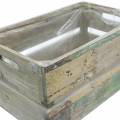 Floristik24 Planter wooden box 45/39 / 34.5cm 3pcs