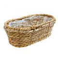 Floristik24 Plant basket seagrass basket oval decorative basket 32×19×12cm