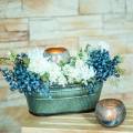 Floristik24 Plant bowl oval orange, brown, green 26×13.5cm H11cm set of 3