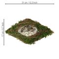 Planting boat vines and moss planting bowl 31×17×6cm | Floristik24.ie