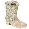 Floristik24 Flower pot cowboy boot plant shoe vintage floral pattern 24cm