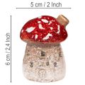 Mushroom House Decoration Miniature Fly Agaric 6cm 2pcs | Floristik24.ie