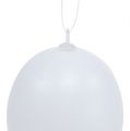 Floristik24 Plastic egg to hang 6cm white 12pcs