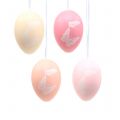 Floristik24 Easter eggs to hang with butterflies pastel colors 6cm 12pcs