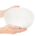 Decorative bowl, ribbed, large size 25cm | Floristik24.ie