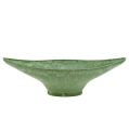 Floristik24 Plastic bowl oval 34cm x 17.5cm H10cm green, 1p