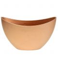 Floristik24 Decorative bowl copper 20cm x 9cm H12cm 1p