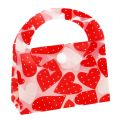 Floristik24 Plastic bag heart pattern 9cm x 9.5cm x 3.5cm 10pcs