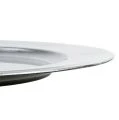 Plastic plates silver Ø17cm 10p | Floristik24.ie