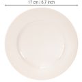 Round, simple plates for decoration and small arrangements, 17cm, 6 pieces | Floristik24.ie
