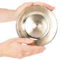 Small round glossy decorative plates, 17cm, 6 pieces | Floristik24.ie