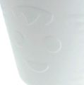 Floristik24 Plastic pots with handles 12pcs. 14cmx12cm white
