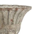 Cup gray antique look Ø12cm H13.5cm | Floristik24.ie